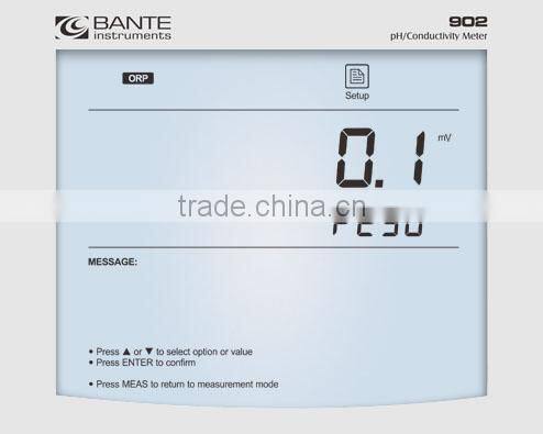 Bante902 Economical pH/Conductivity Meter (CE Certificate)