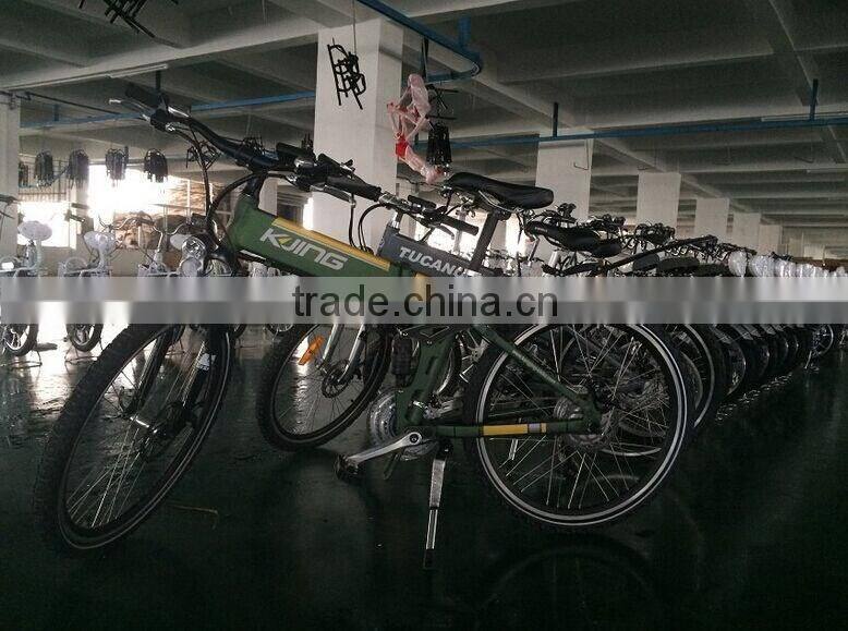 The new 48V lithium battery riding mini folding drive power battery electric bicycle