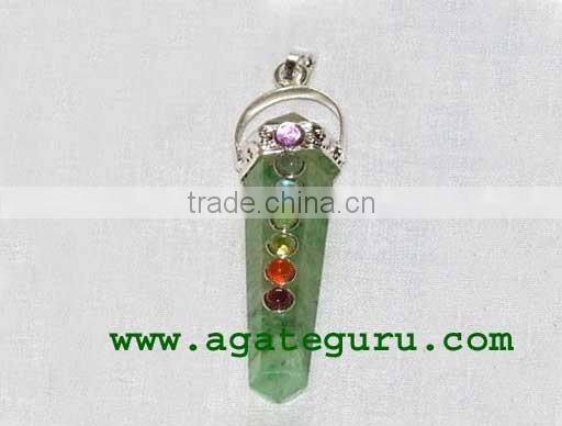 Bonded Chakra Carved Angel Wand