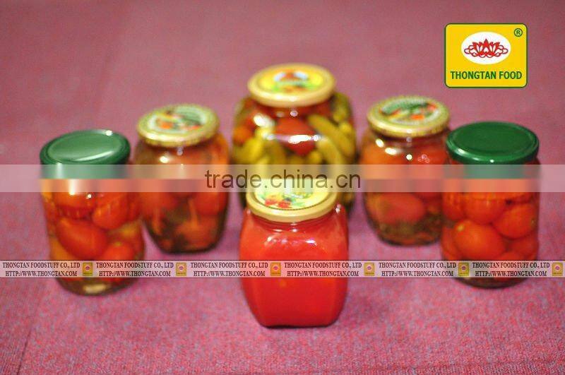 Tomatoes in Tomato sauce in jar 540ml by Thongtan Food
