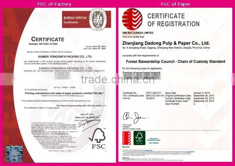 Cute green paper bag with cat design