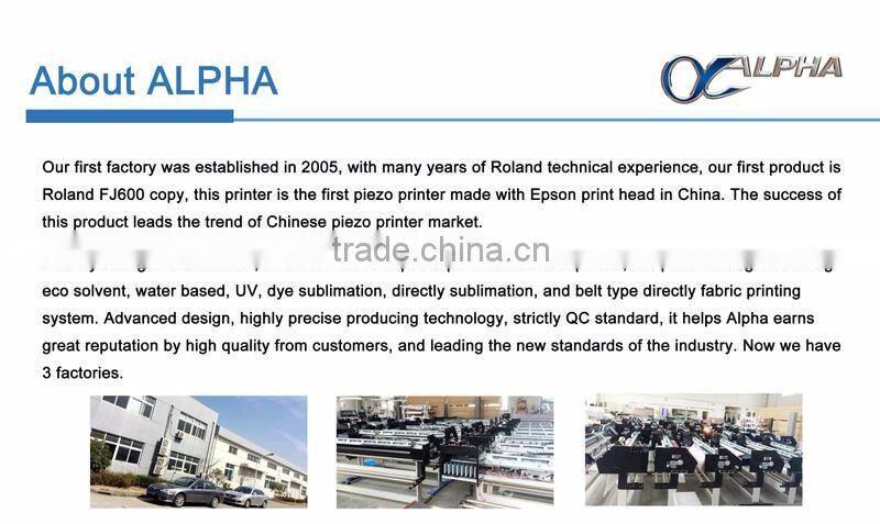 water based large format printer with double Dx5 print head