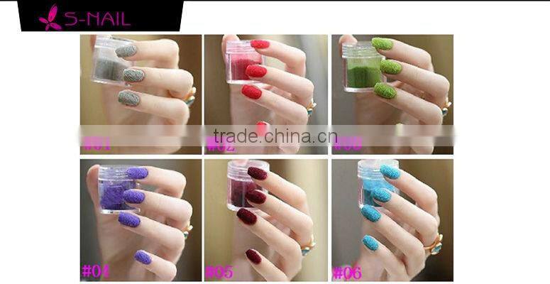 Nail art Velvet powder, flocking powder, 32 popular Colors