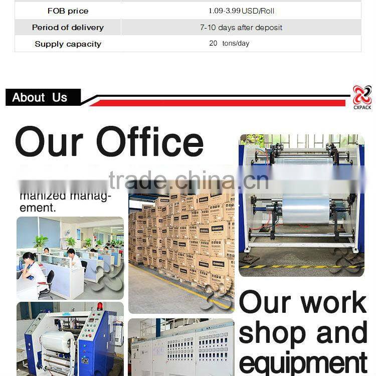 China wrap pallet colored moisture proof film