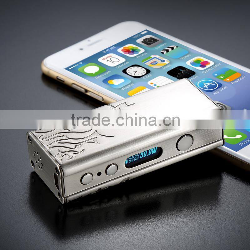 vape mods ecig mods 2016 vapor e cig 50w box mod