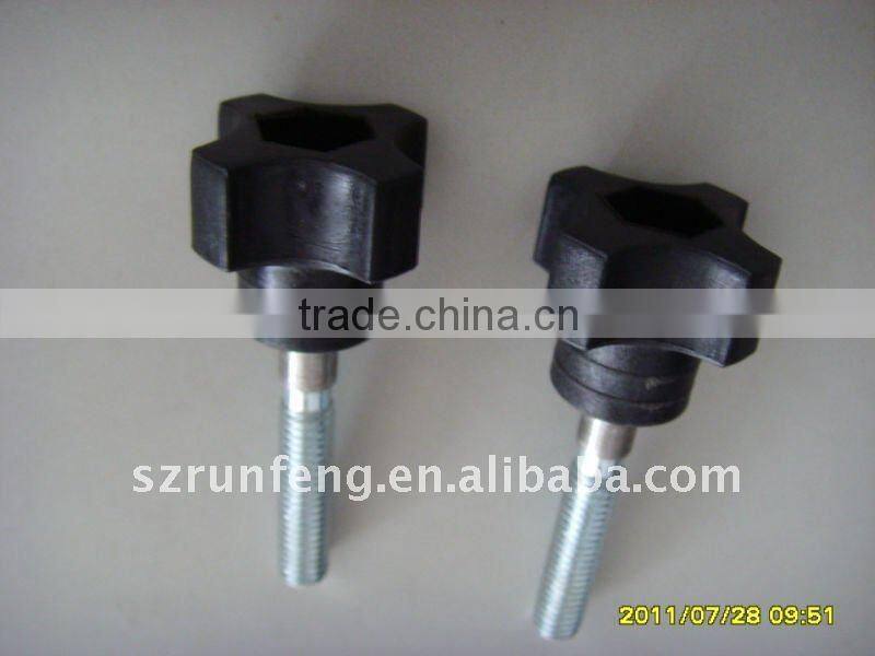 Plastic nuts and metal bolt component/Clamp bolt and black nut