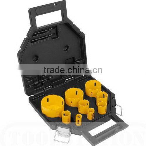 Customized best selling bi-metal hole saw cutters built-in arbor