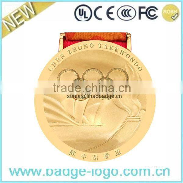 antique znic alloy gymnastic medals