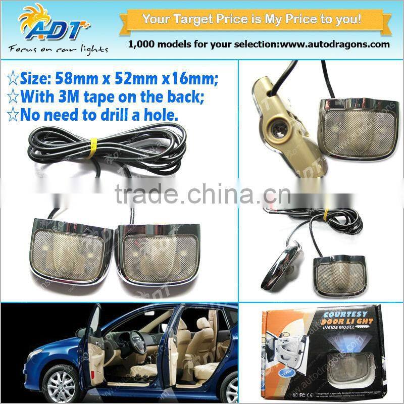 2016 Hot sale 5w 12 Non-fading car LED Laser car logo Courtesy