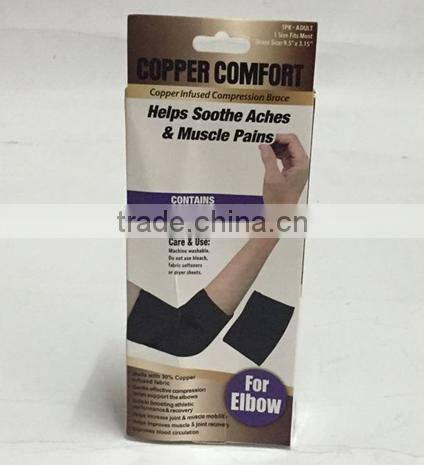 Infused Elbow Compression Sleeve Brace Copper Comfort