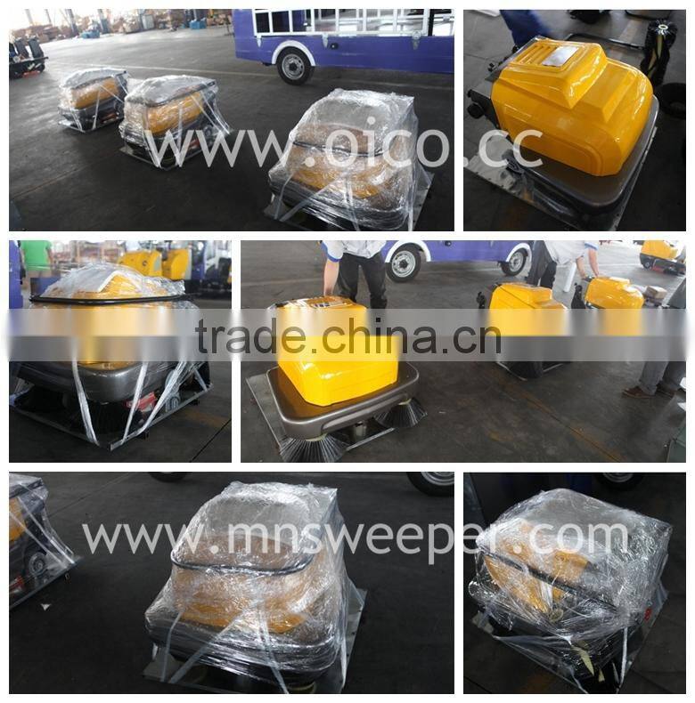 Waiting hall, hospital, factory and pavement cleaning P100A floor sweeper rotary cleaning brush