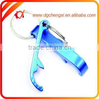 Aluminum red Moto-shaped bottle opener keychain