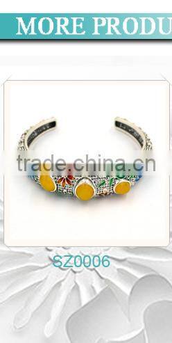 Fashion 925 Sterling Silver Exquisite Multiple Blue White CZ Diamonds loving Heart of the Ocean Chain Bracelet