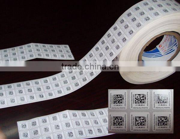 different paper material sticker lablel printing from china