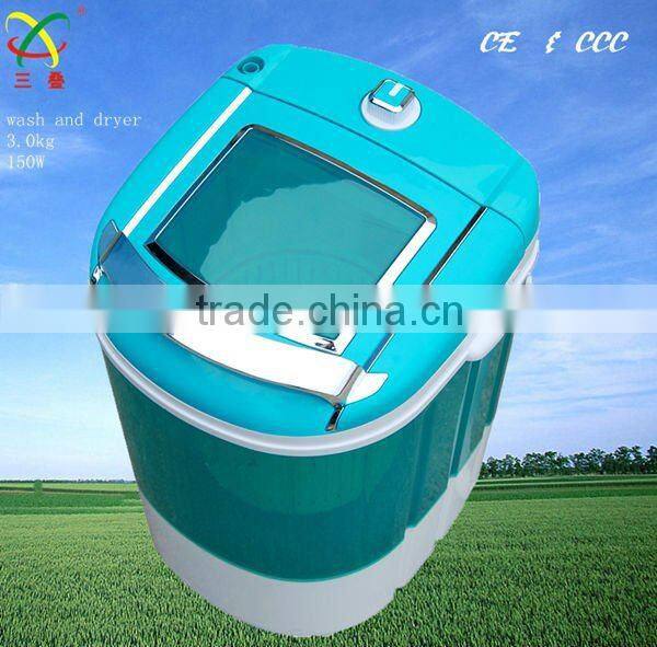 3kg mini twin tub washing machine for baby export to Iraq