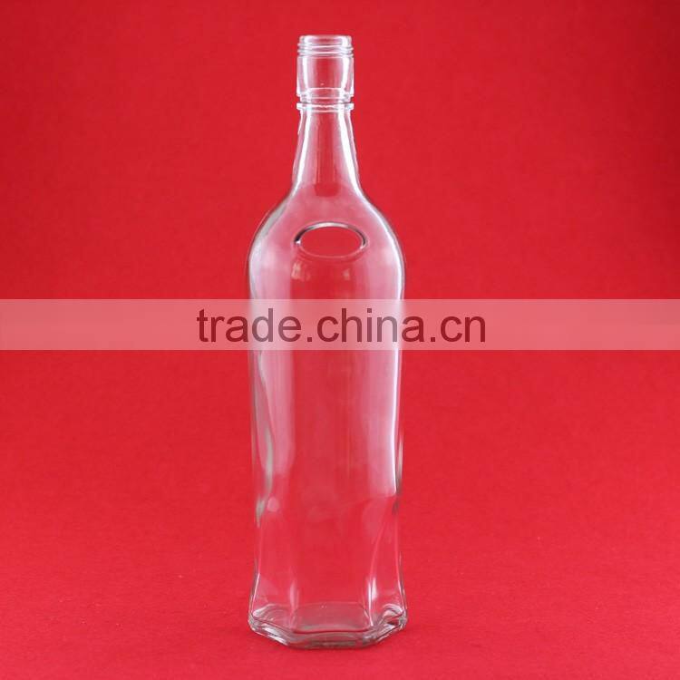 High quality 200ml 300ml glass bottle triangle juice bottle 300ml juice bottle