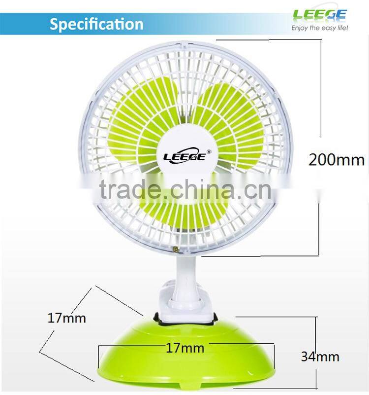 FJ-15A CE CB 6 inch DC small USB fan