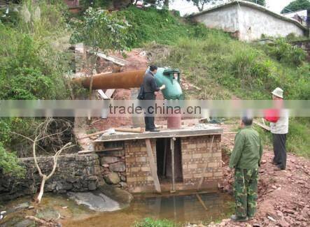 Tubular turbine generators vertical type