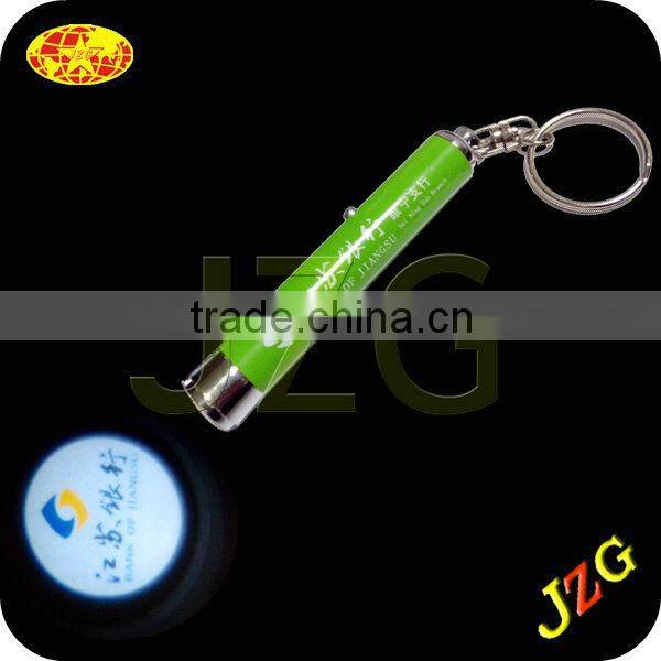Wholesale keyring costomized logo projector keychain promotional products led keyring