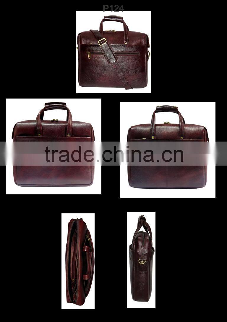 Naz Leather Laptop Document Bag