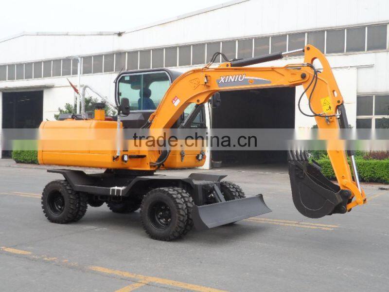 excavator machine with spare parts,new wheel excavator