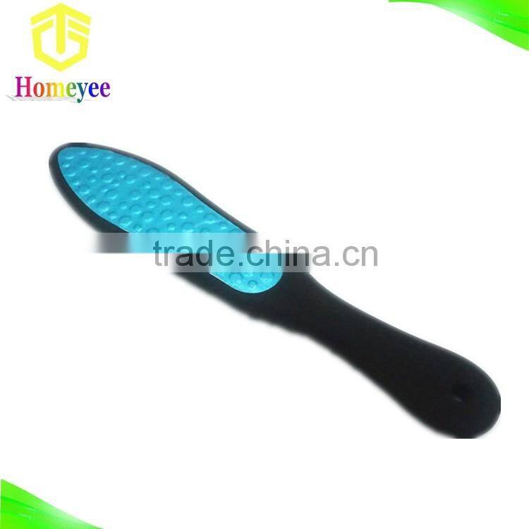 304 Stainless Steel Rubber Handle Metal Pedicure Foot File