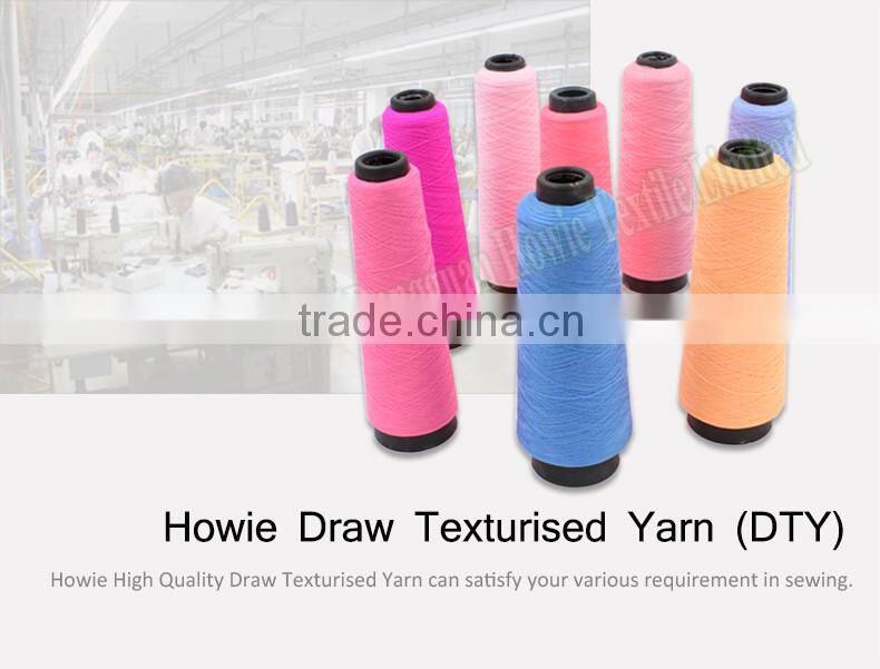 DRAW TEXTURED YARN 100% POLYESTER DTY YARN 150d