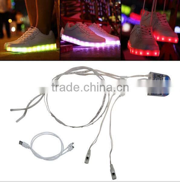 5v 24leds rechargable USB SMD3528 led shoes strip light