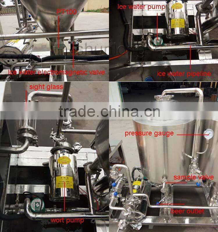 50L small brewery equipment home conical fermentation tanks