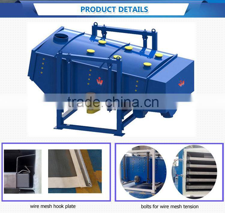 WL brand vibrating gyratory screen sieve machine for wood powder composites WPC