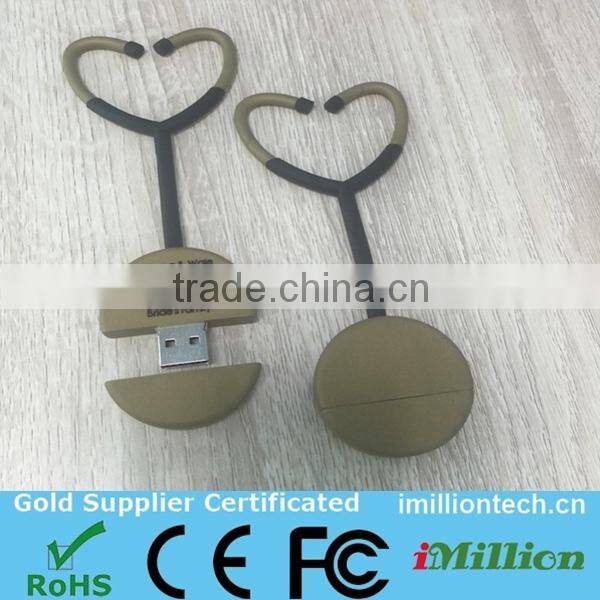 wholesale alibaba custom made stethoscope usb flash drive