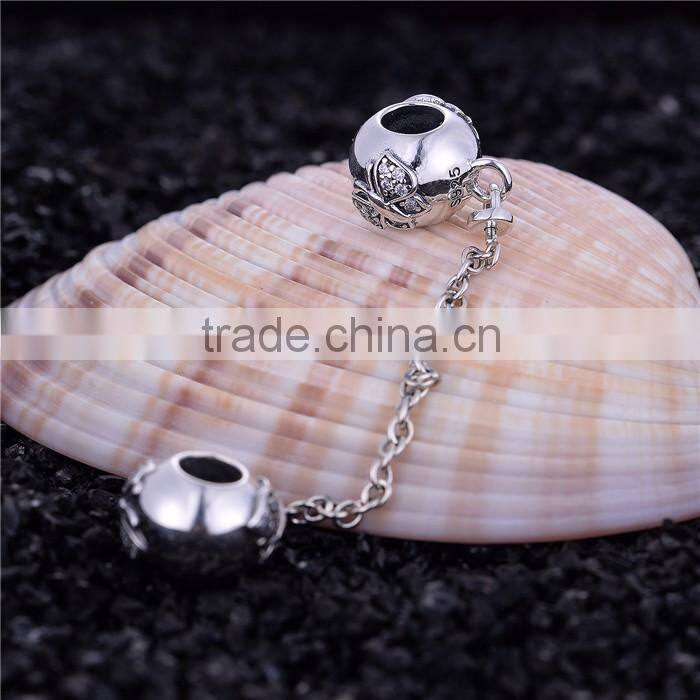 2016 Wholesale 925 Sterling Silver Fashion Bead Bracelet A018