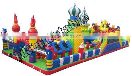 Funny kids inflatable fun city