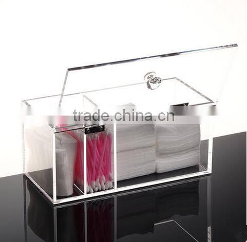 with lid cosmetic plastic box ,storage box