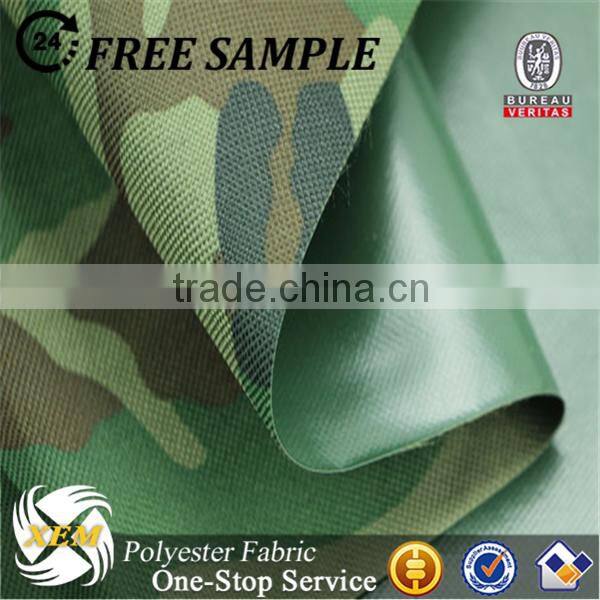 Oxford Fabric with Milky Coated for Military Supply Fabric