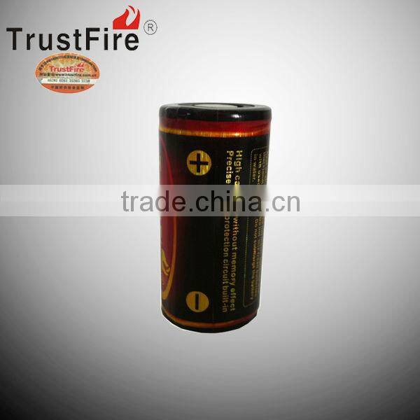 TrustFire new design high capacity 3.7V 6000mAh 32650 rechargeable battery with pcb from guangdong original factory