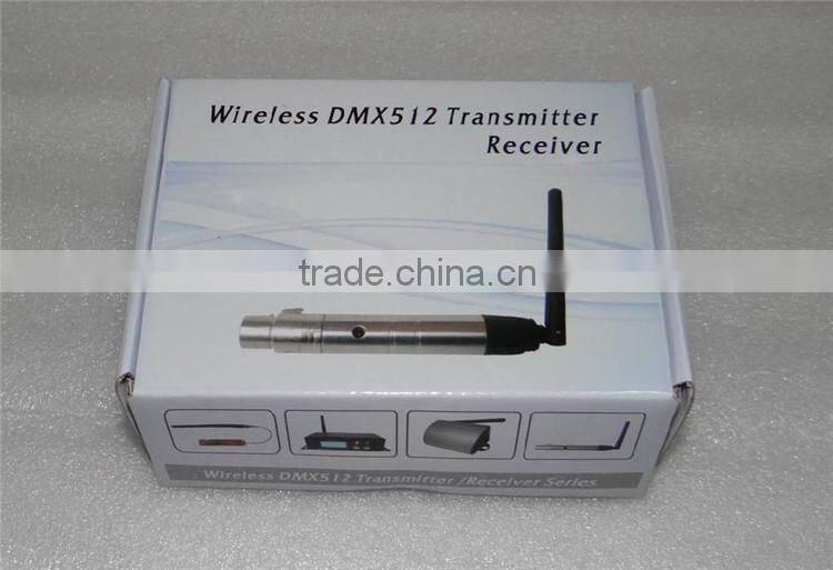DMX512 wireless XLR Plug transmitter and reciever
