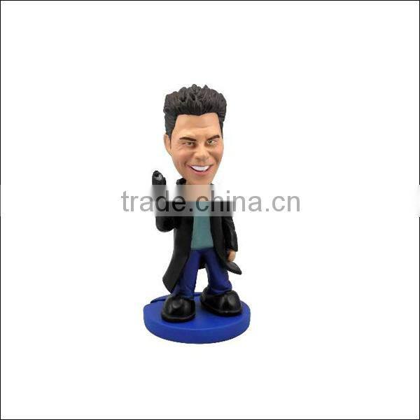 007 Secret Agent Gangster Figurine Resin Bobble Head