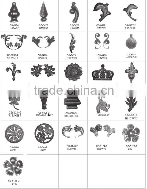 Ornamental wrought iron,wrought iron components