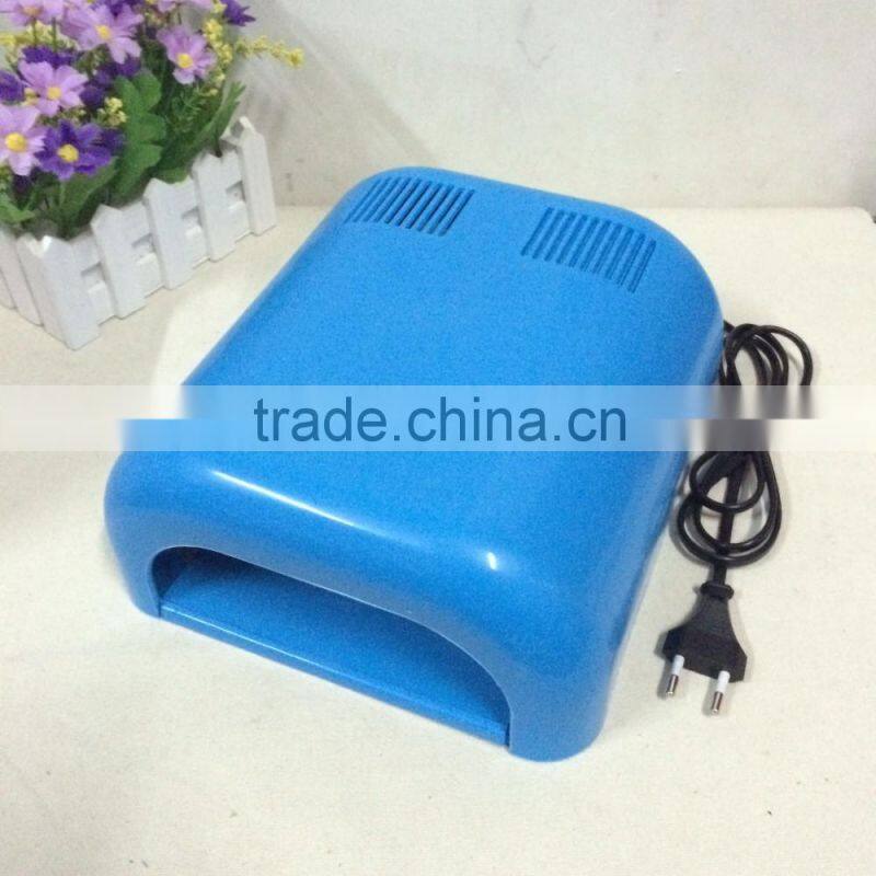 2015 Newest dual uv led nail lamp 36 watt uv gel lamp