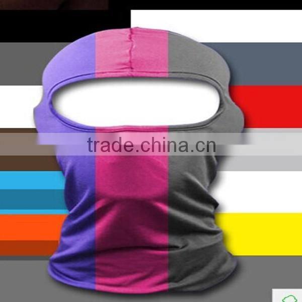 2015 New Fashion Men Multifunction Mask Cap Balaclava One Holes 100% Acrylic Hats Neck Warm Hood Outdoor