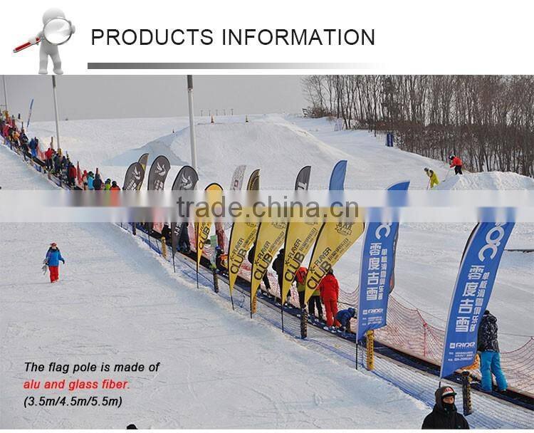 beach feather car flag pole