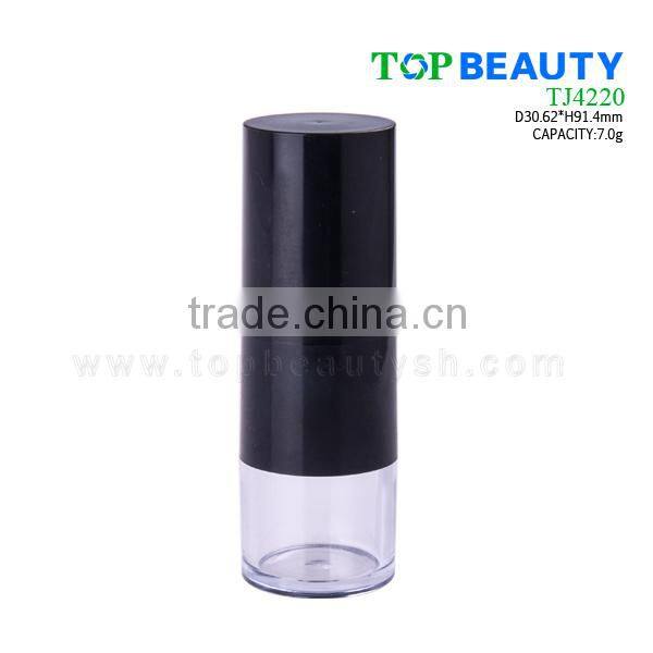 TJ4220- 7g Cosmetic Plastic Loose Powder Jar With Brush