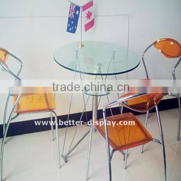 high quality acrylic dining table and chairs