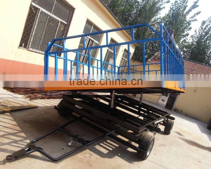 No power heavy loading semi trailer dolly