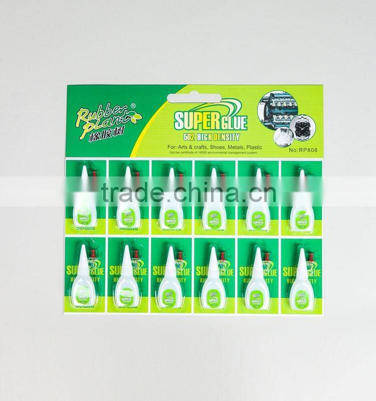 SUPER GLUE FOR SHOES WITH BLISER CARD.Cyanoacrylate adhesive super glue for shoes