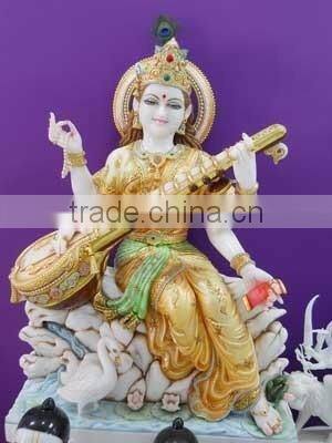 Divine Hindu Goddess Saraswati maa Idol