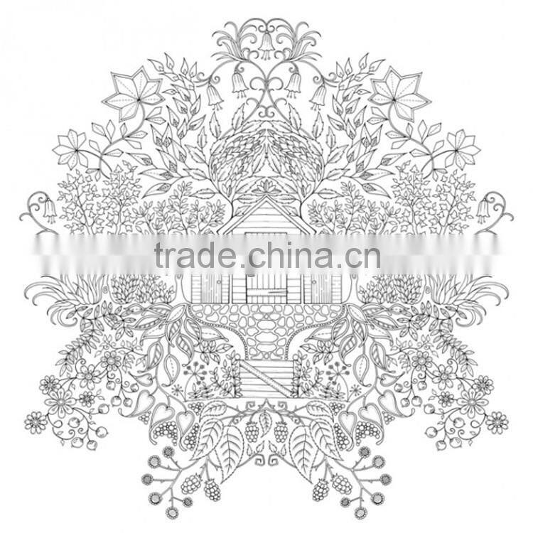 Free and printable secret garden coloring book