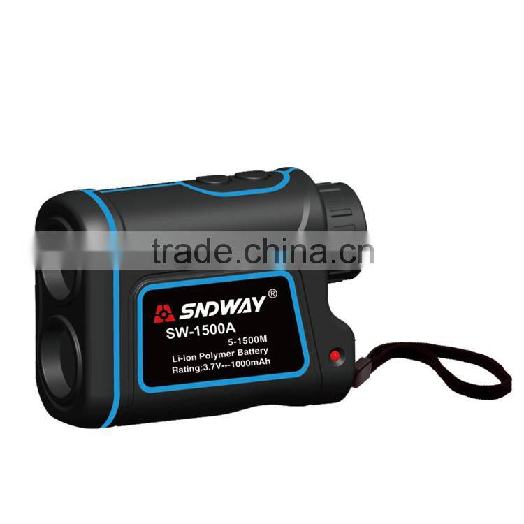 SW-1500A High Accuracy 1500m Distance Angle Speed Altitude Four Modes Laser Rangefinder Telescope