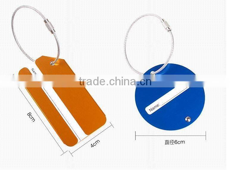2016 New Design Customized Metal Hangtag